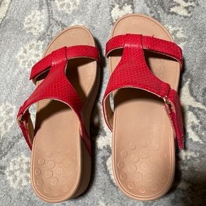 Red Vionic Sandal